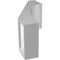 Ekena Millwork 6-in. W x 8-in. D x 16-in. H Westlake Architectural Grade PVC Knee Brace BRCP06X08X16WTL - alternate 2